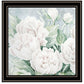 Peaceful Peonies In Full Bloom Black Framed Print Wall Art