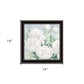 Peaceful Peonies In Full Bloom Black Framed Print Wall Art