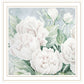 Peaceful Peonies In Full Bloom Black Framed Print Wall Art