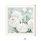 Peaceful Peonies In Full Bloom Black Framed Print Wall Art