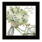SCATTER YOUR JOY WITH FLOWERS Black Framed Print Wall Art