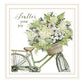 SCATTER YOUR JOY WITH FLOWERS Black Framed Print Wall Art