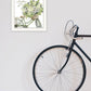 SCATTER YOUR JOY WITH FLOWERS Black Framed Print Wall Art