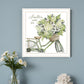 SCATTER YOUR JOY WITH FLOWERS Black Framed Print Wall Art
