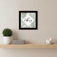 GOOD VIBES Black Framed Print Wall Art
