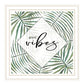 GOOD VIBES Black Framed Print Wall Art
