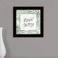 BEACH MORE WORRY LESS Black Framed Print Wall Art