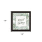BEACH MORE WORRY LESS Black Framed Print Wall Art