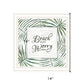 BEACH MORE WORRY LESS Black Framed Print Wall Art