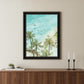 SURFING FROM AFAR White Framed Print Wall Art