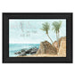 WILD AND FREE JUST LIKE THE SEA Black Framed Print Wall Art
