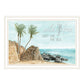 WILD AND FREE JUST LIKE THE SEA Black Framed Print Wall Art