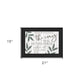The Crazy is Real Black Framed Print Wall Art