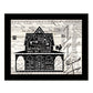 Y'ALL BLESSED FARMHOUSE Black Framed Print Wall Art