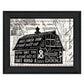 SIMPLE & GOOD BARN Black Framed Print Wall Art