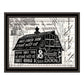 SIMPLE & GOOD BARN Black Framed Print Wall Art
