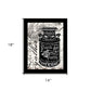 FARM SWEET FARM MILK CAN Black Framed Print Wall Art