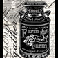 FARM SWEET FARM MILK CAN Black Framed Print Wall Art