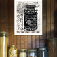 FARM SWEET FARM MILK CAN Black Framed Print Wall Art