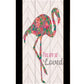 You are so loved Flamingo Black Framed Print Wall Art