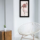 You are so loved Flamingo Black Framed Print Wall Art