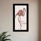 You are so loved Flamingo Black Framed Print Wall Art