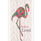 You are so loved Flamingo Black Framed Print Wall Art