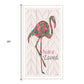 You are so loved Flamingo Black Framed Print Wall Art