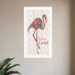 You are so loved Flamingo Black Framed Print Wall Art
