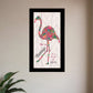 Be A Flamingo Black Framed Print Wall Art