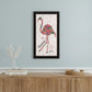 Be A Flamingo Black Framed Wall Art