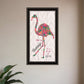 Be A Flamingo Black Framed Print Wall Art