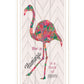 Be A Flamingo Black Framed Print Wall Art