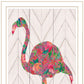 Be A Flamingo Black Framed Wall Art