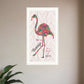 Be A Flamingo Black Framed Print Wall Art