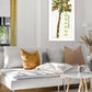 Summer Breeze Funky Palm Tree White Framed Wall Art