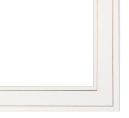 Summer Breeze Funky Palm Tree White Framed Wall Art