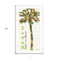 Beach Take Me There White Framed Print Wall Art