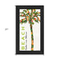 Beach Take Me There Black Framed Print Wall Art