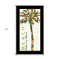 Beach Take Me There Black Framed Print Wall Art
