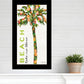 Beach Take Me There Black Framed Print Wall Art