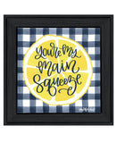 Main Squeeze Black Framed Print Wall Art