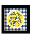 Main Squeeze White Framed Print Wall Art