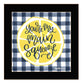 Main Squeeze Black Framed Print Wall Art