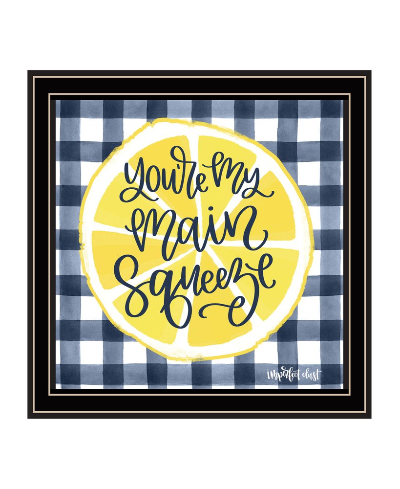 Main Squeeze White Framed Print Wall Art