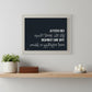 Grateful For Everything Black Framed Print Wall Art