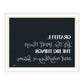 Grateful For Everything Black Framed Print Wall Art