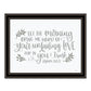 Your Unfailing Love Black Framed Print Wall Art