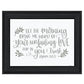 Your Unfailing Love Black Framed Print Wall Art