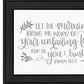 Your Unfailing Love Black Framed Print Wall Art